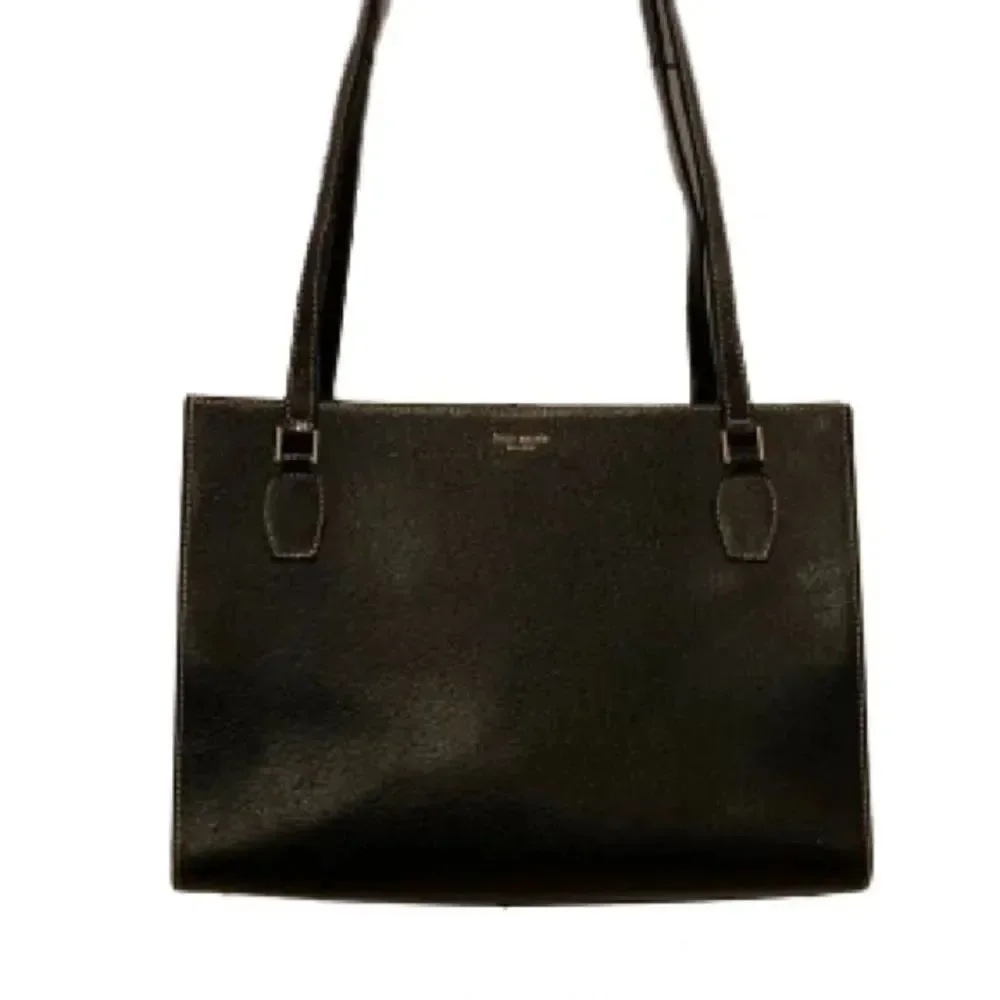 Kate Spade Wellesley Quinn Medium Shoulder Tote in Black Pebbled Leather